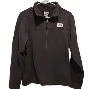 The North Face Men's Gordon Lyons Quarter Zip Black Heather Size Small